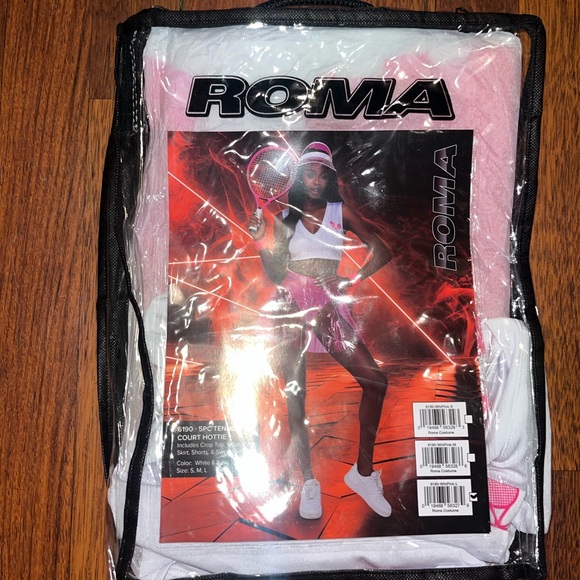 5PC TENNIS COURT HOTTIE Barbie Halloween costume - LARGE - Picture 8 of 10